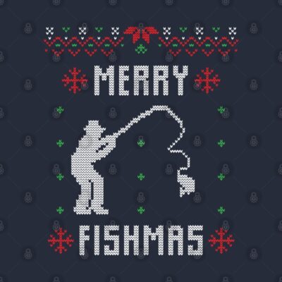 Merry Fishmas Funny Christmas Xmas For Fishers T-Shirt Official Fishing Merch