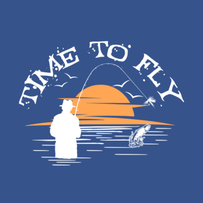 Time To Go Fly Fishing T-Shirt Official Fishing Merch