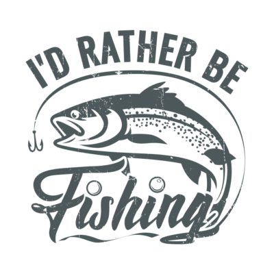 Id Rather Be Fishing T-Shirt Official Fishing Merch