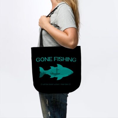 Gone Fishing Tote Official Fishing Merch