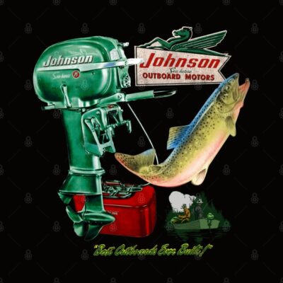 Johnson Vintage Outboard Motors Tapestry Official Fishing Merch