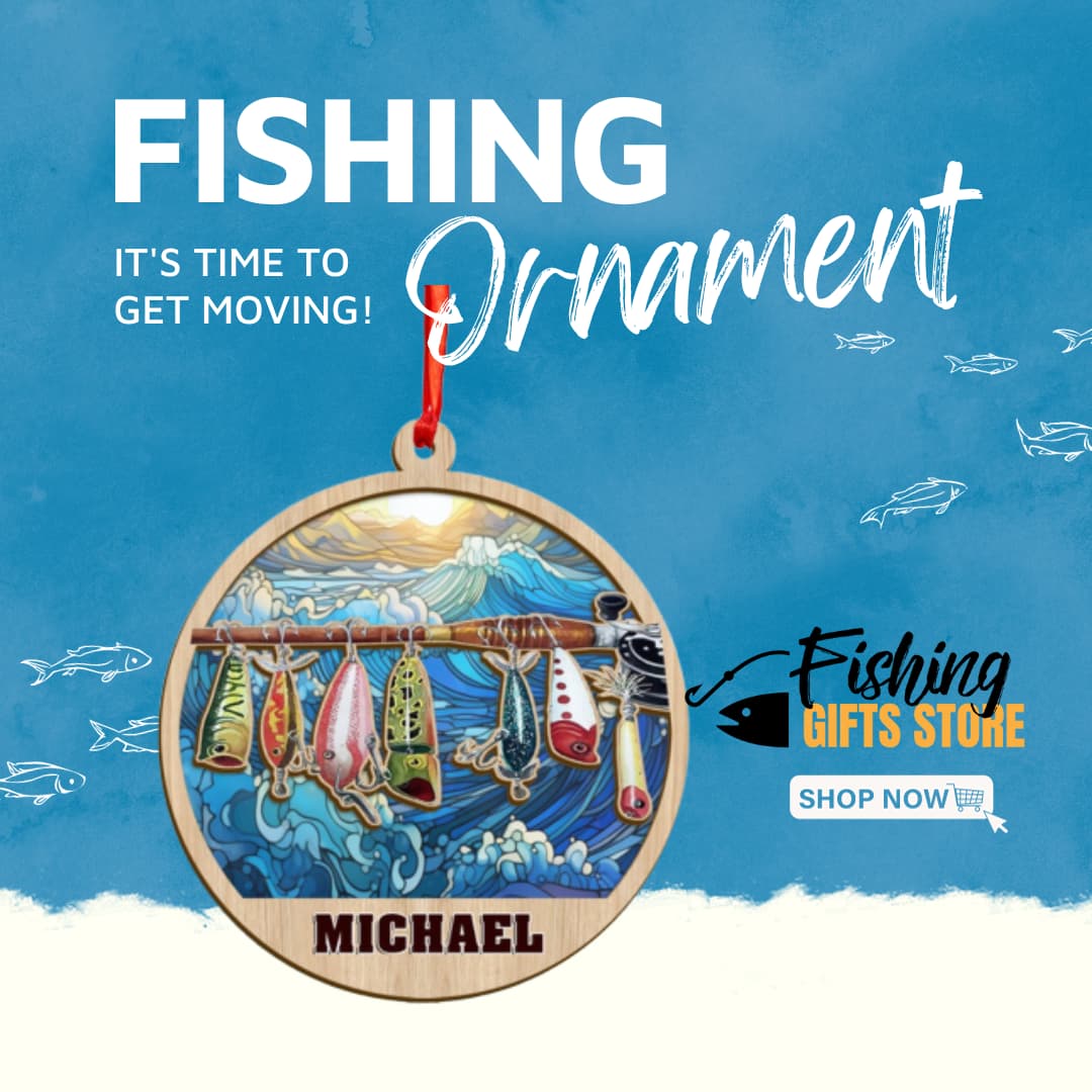 fishing ornament