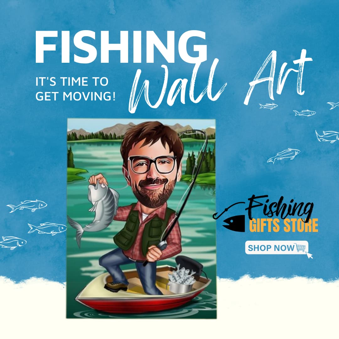 fishing wall art