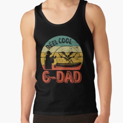 Reel Cool G-Dad Shirt Funny Fisherman Christmas Gift Tank Top Official Fishing Merch