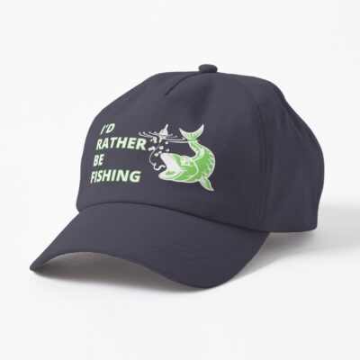 I'D Rather Be Fishing Cap Official Fishing Merch