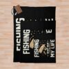 Throw Blanket Official Fishing Merch