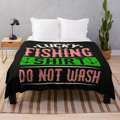Throw Blanket Official Fishing Merch