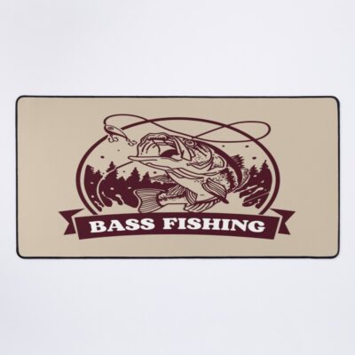 Bass Fishing Mouse Pad Official Fishing Merch