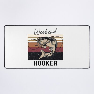 Funny Weekend Hooker Fishing Mouse Pad Official Fishing Merch