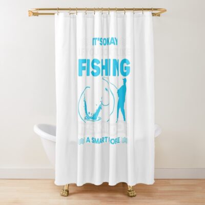 Fishing It'S Kind Shower Curtain Official Fishing Merch