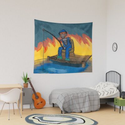 Fishing For Fishies Tapestry Official Fishing Merch