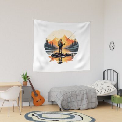 Fishing In Paradise Tapestry Official Fishing Merch
