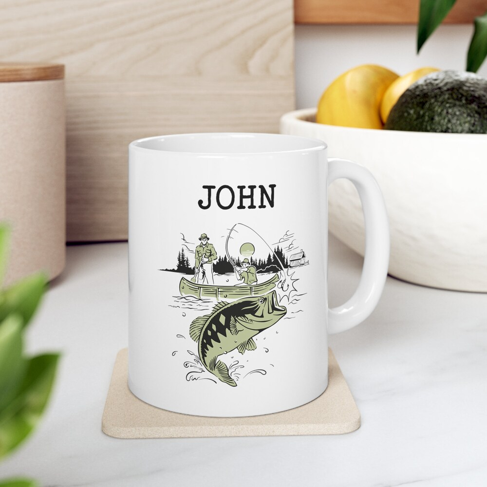 Personalized Fishing Coffee Mug